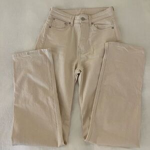 Djerf Avenue straight jeans cream